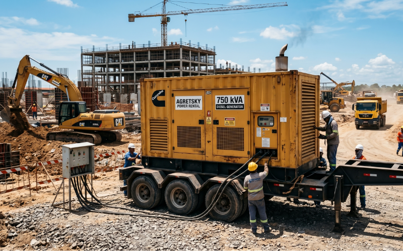 Aluguel de Geradores 750 kva​